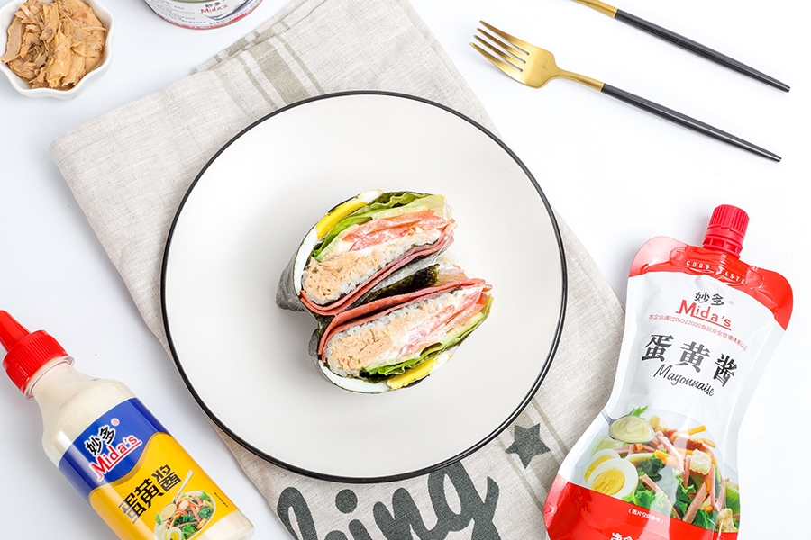金槍魚火腿紫菜折疊包飯